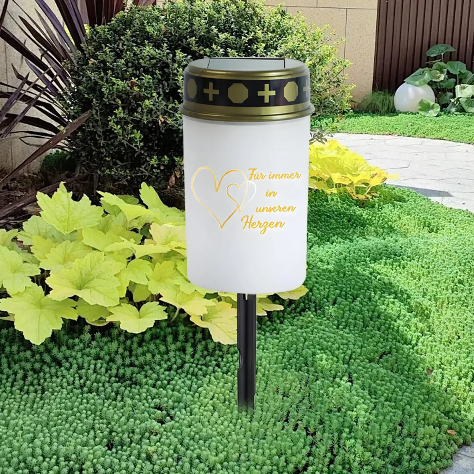 

Могильные огни, садовая свеча, светодиодная уличная мемориальная лампа для садового кладбища, могила, заднего двора, домашней вечеринки