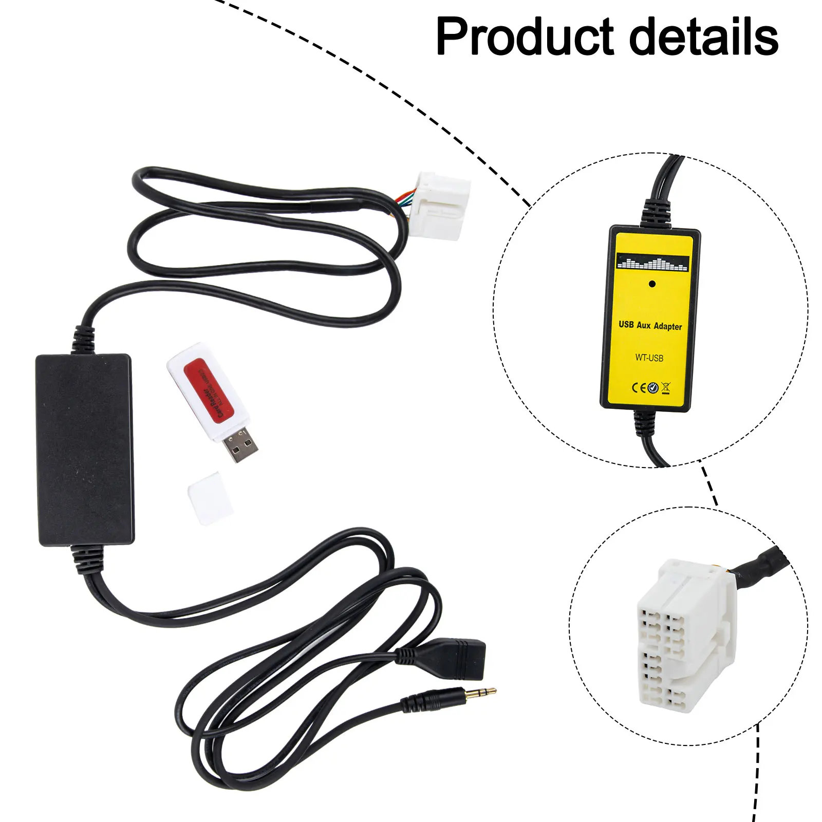 3-ingressi-aux-200ma-20hz-20khz-adatti-per-adattatore-interfaccia-honda-cavo-usb-lettore-12v-dc-nuovissimo-di-alta-qualita