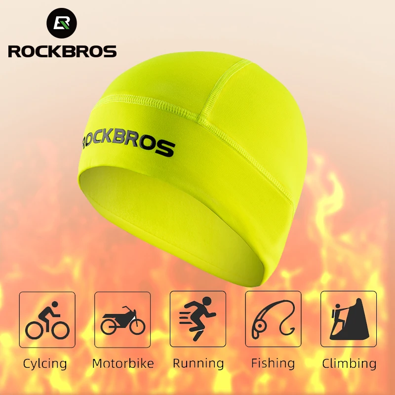 

ROCKBROS Winter Hats Motorcycle Caps Windproof Outdoor Sports Cap Winter Keep Warm Head Hat Skiing Cycling Cap Men Women Hats