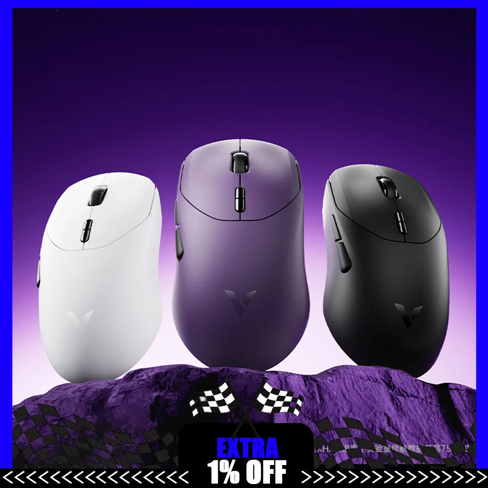 

Rapoo VT9/VT9 MAX Wireless Mouse Dual Mode Mouse 8000Hz Polling Rate Paw3950/Paw3398 Gaming Mice Lightweight PC Accessories