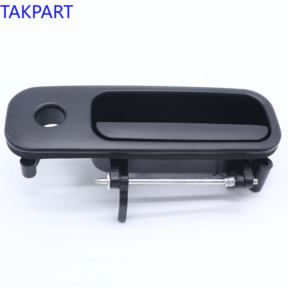 TAKPART 1Pcs Tailgate Exterior Outer Door Handle Black for VW GOLF 4 T5 Caddy Golf Polo Lupo 1J6827565B
