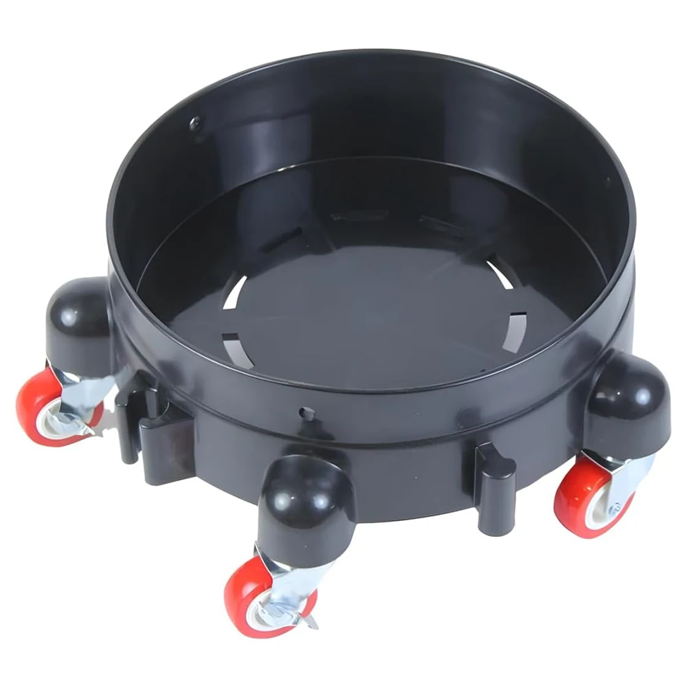 

Car Wash Bucket Dolly Rolling Bucket Dolly Locking Mechanism Swivel Rolling Bucket Dolly for Car Washing Detailing Garage