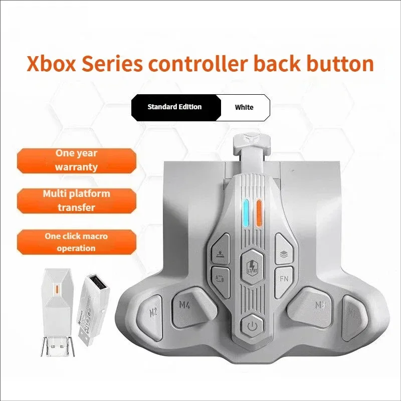 Back Key Wireless Receiver for Xbox Series Controller, Dedicated Back Key Macro Gaming Grip Accessory