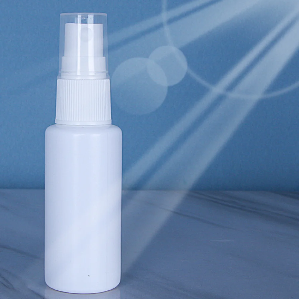 10ml 30ml 60ml Empty Spray Bottles Plastic Perfume Vials Clear White Refillable Cosmetic Packing Container