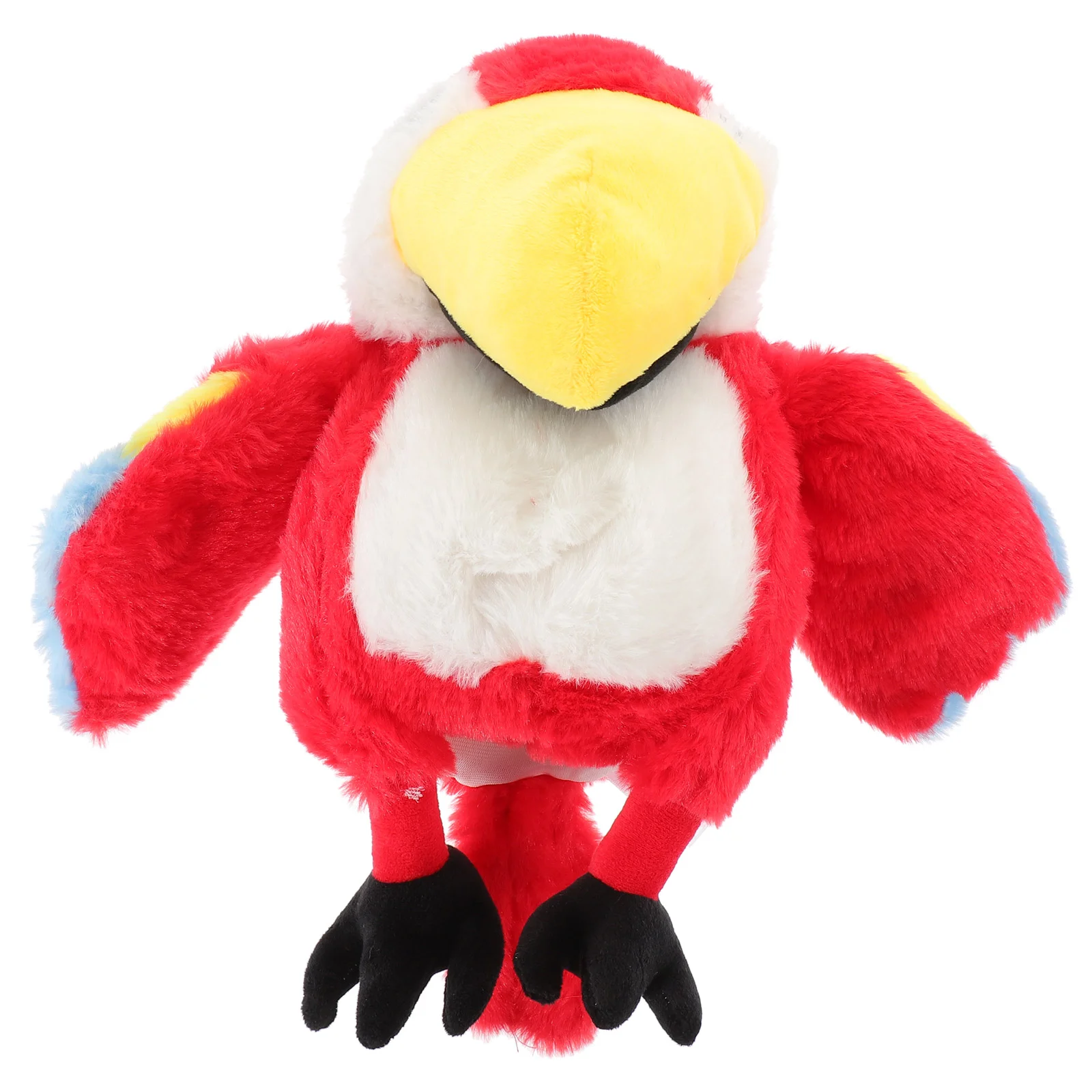 Jouet de marionnette de perroquet en peluche, oiseau de conte de fées, joli modèle coule, jouets drôles, main