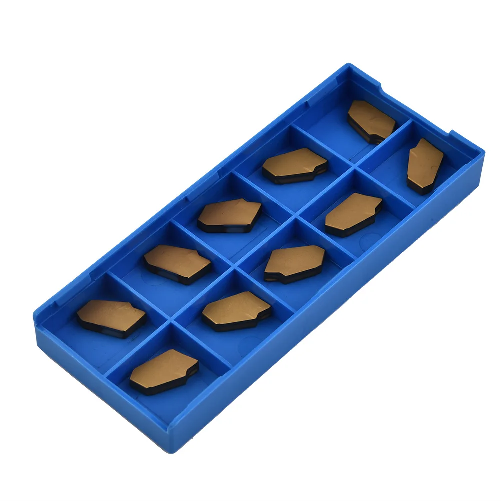 10pcs ZQMX 3N11-1E SP300 GTN-3 3mm Gold Carbide Inserts For CNC For Lathe Steel Semi-Finishing Grooving Tool Holder YBC251 Grade