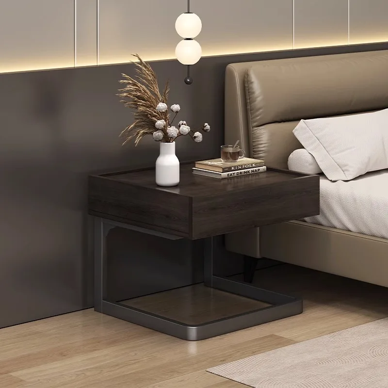 Floating Nightstand Wall Mounted, Modern Bedside Table with Hidden Storage, Space Saving Sleek Design for Bedroom Decor