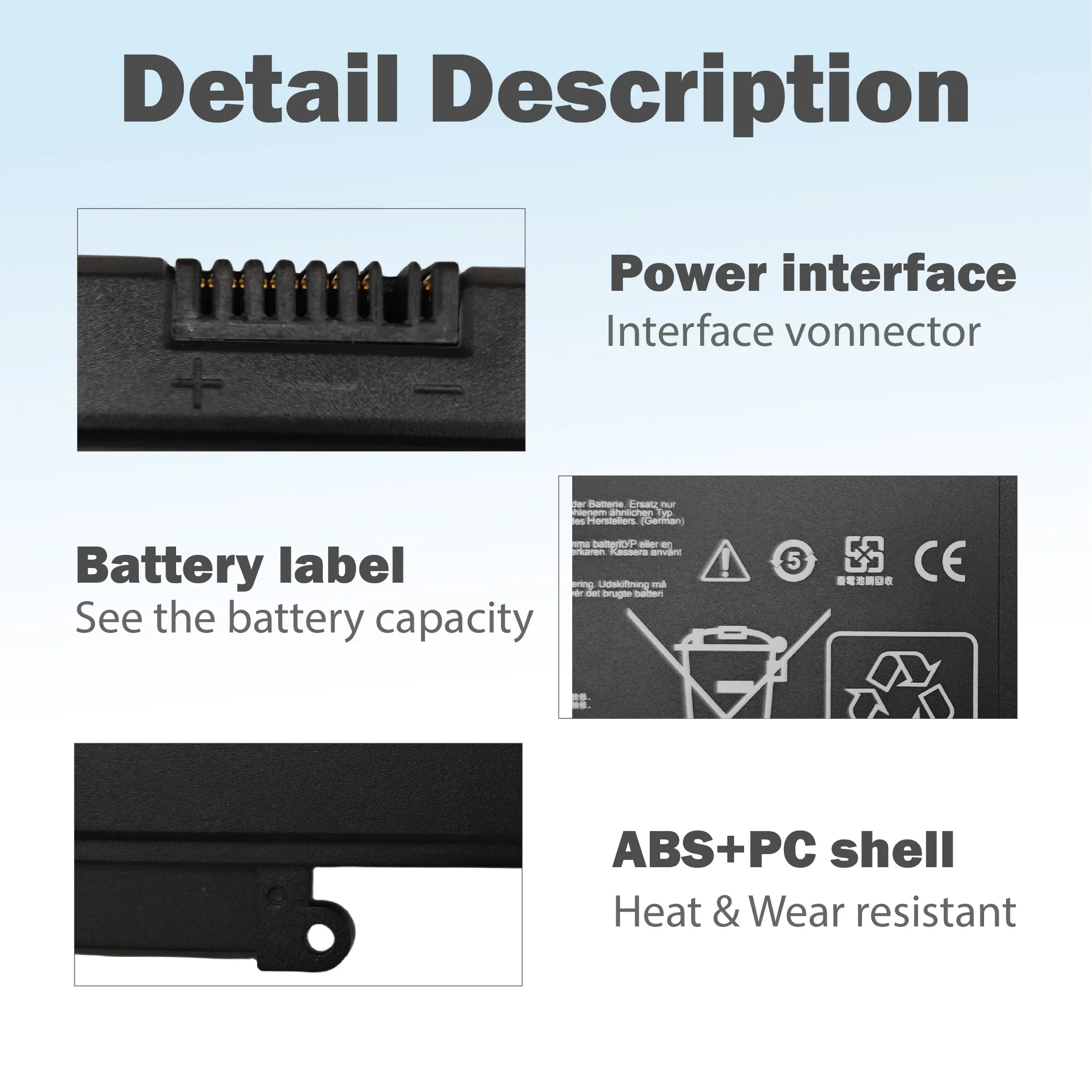 【توصيل سريع】بطارية كمبيوتر محمول بديلة C32-N750 لبطارية الكمبيوتر المحمول من سلسلة Asus N750 N750JK N750JV N750J