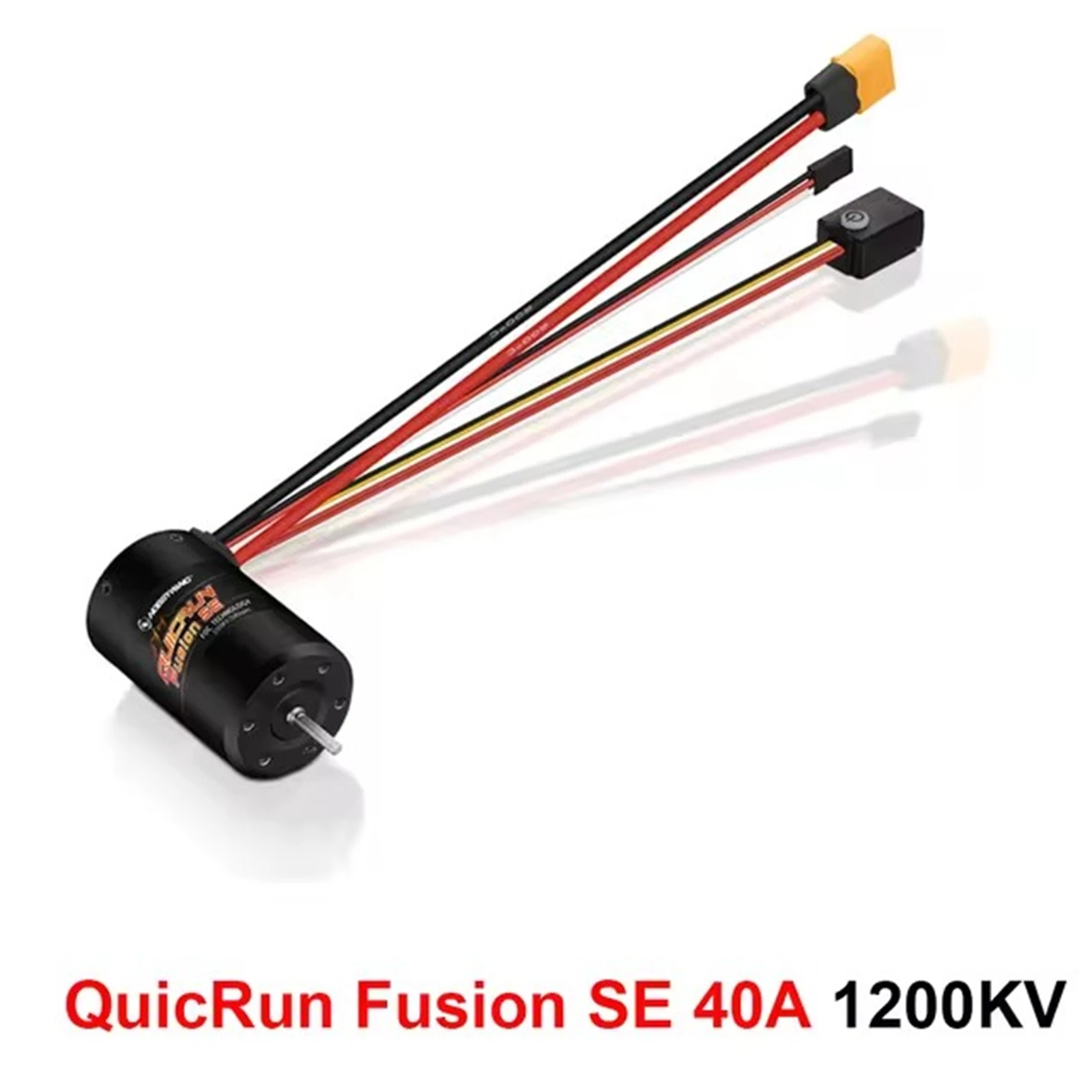 

Hobbywing QuicRun Fusion SE 1200KV/1800KV Бесщеточный двигатель с датчиком, встроенный 40A ESC 2 в 1, водонепроницаемый для 1/10 1/8 RC детали