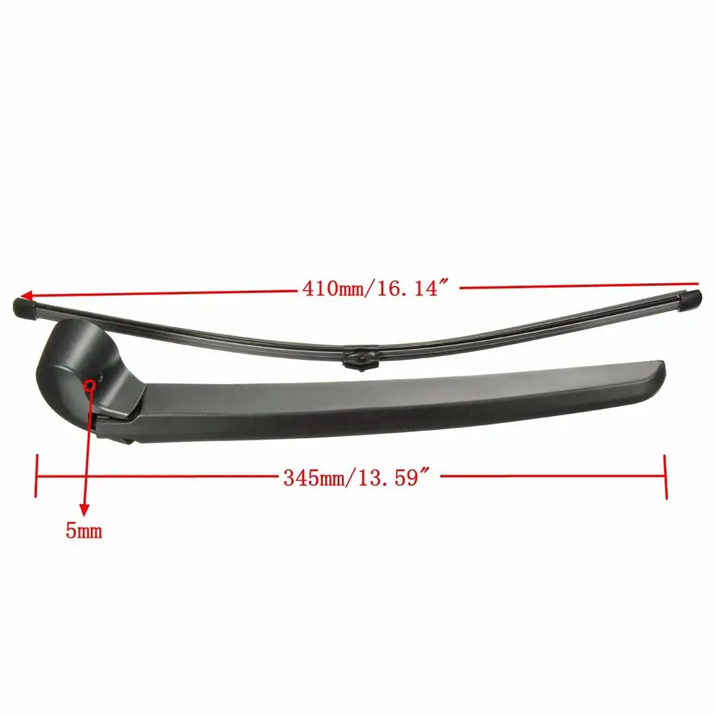 1 Piece Rear Windshield Wiper Arm with Blade Set for Audi A4 B8 01-08 LST-AD01, Smooth and Silent Wiping