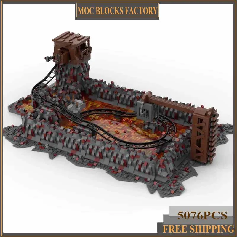 Movie Model Moc Building Bricks Indiana Jones Temple Of Doom Technology Modular Blocks Gifts Christmas Toys DIY Sets Assembly