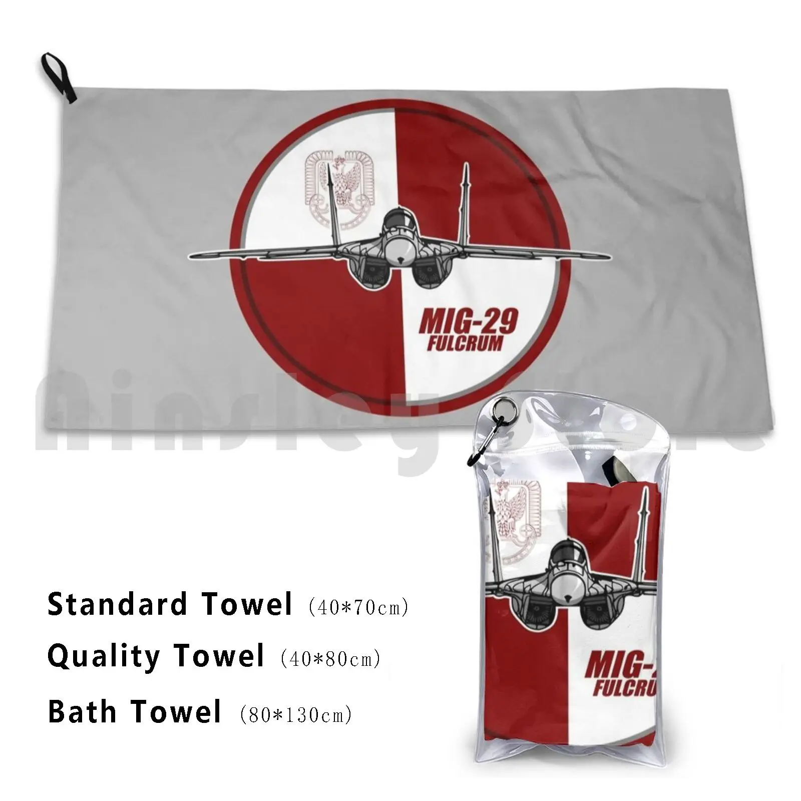 Polish Mig-29 Fulcrum Bath Towel Beach Cushion Mig29 Mig 29 Fulcrum Mig Fighter Mig 29 Fulcrum Mig Pilot Mig 29