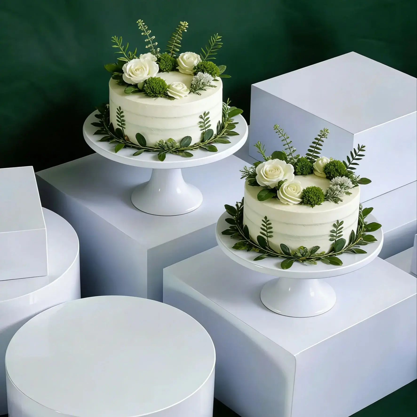 

Набор из 10 белых металлических подставок для свадебных центральных композиций, фуршетов, тортов, десертов, кексов и фруктов для дней рождения и мероприятий