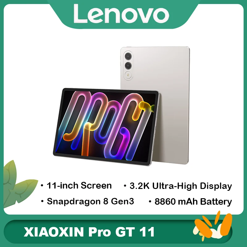 Lenovo Xiaoxin Pad Pro GT 11.1 Inch Tablet Snapdragon 8 Gen3 3.2K 144Hz LCD 8860mAh 68W Fast Charge Android Gaming Learning Pad