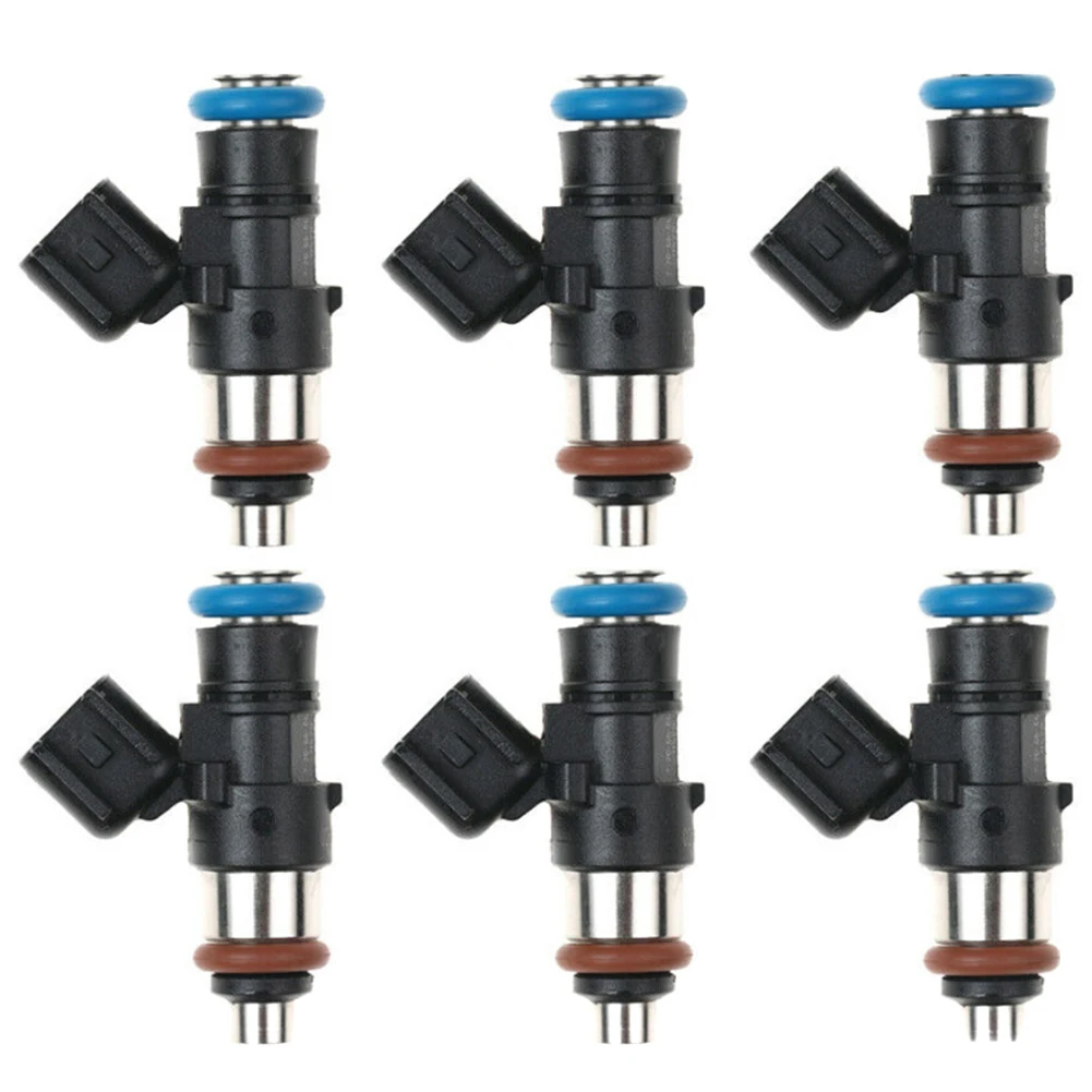 6x 0280158091 Fuel Injector For Mazda CX-9 Ford Edge Flex Taurus Lincoln MKZ MKX 3.5L 842-12353 ZZJ1-13-250A 84212353 ZZJ113250A