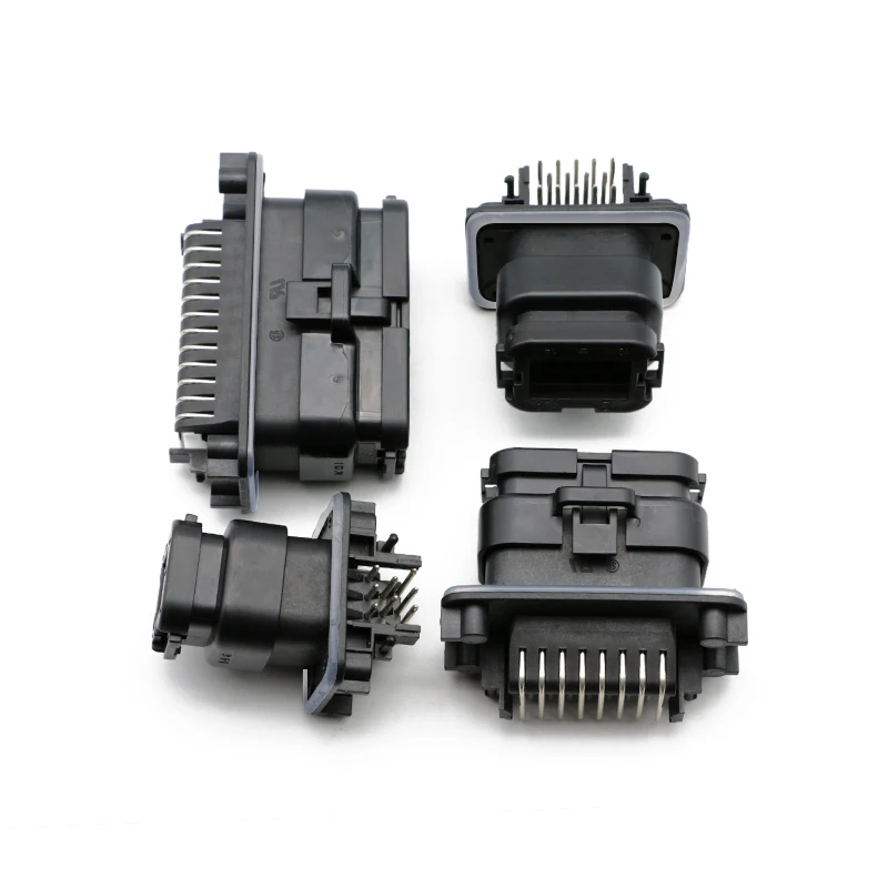 

77 series TE automotive connectors 776276-1/776262-1/776228-1/776280-1/776087-1 Straight pin, bent pin PCB mounting heads 8-35