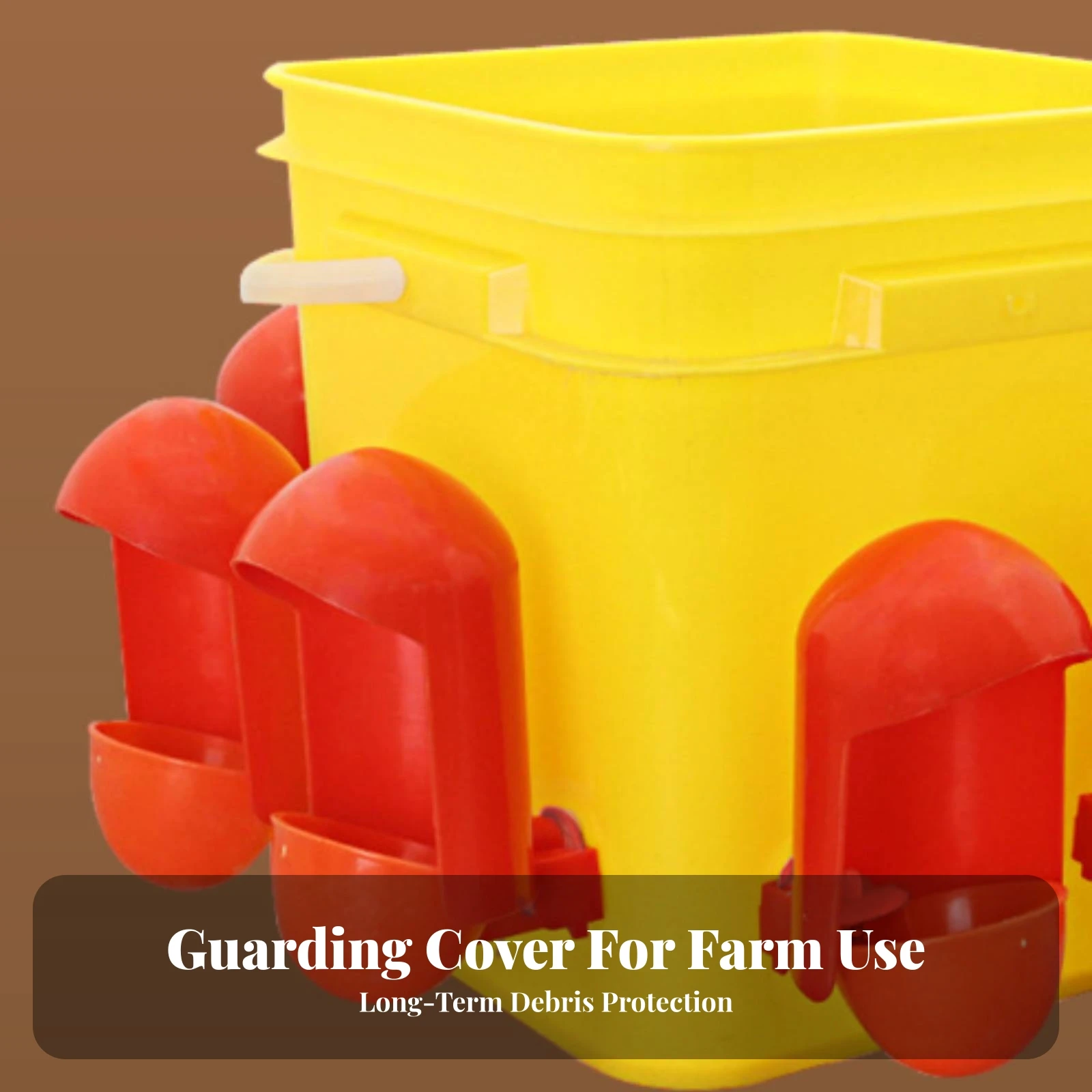 Water Bowl Cover Hooded Poultry Cup Hood Chicken Waterer Cap Easy-to-Mount Poultry Waterer Cup Cleaner