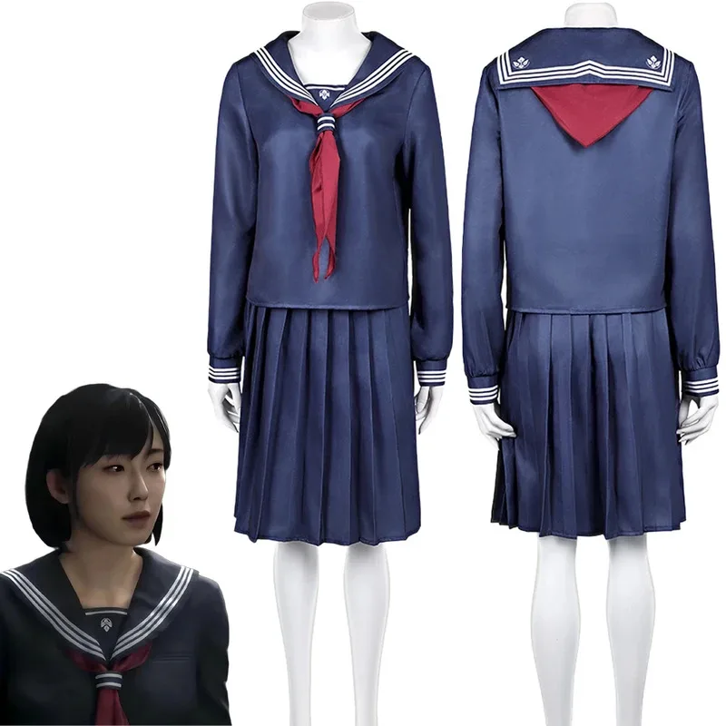 صامت لـ Hill F Chiko Fukuwaka تأثيري الخيال JK زي مدرسي أنيمي لعبة زي تمويه الكبار النساء لعب الأدوار حفلة الزي