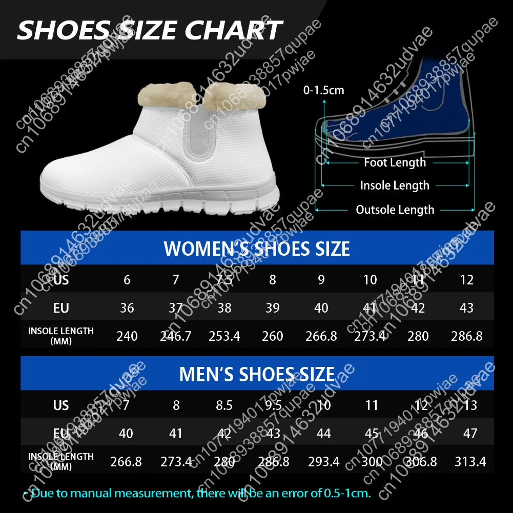 Die Hard Movie Snow Boots John McClane  Mens Womens Teenager Shoes Keep Warm Casual Lightweight Sports Custom Sneakers