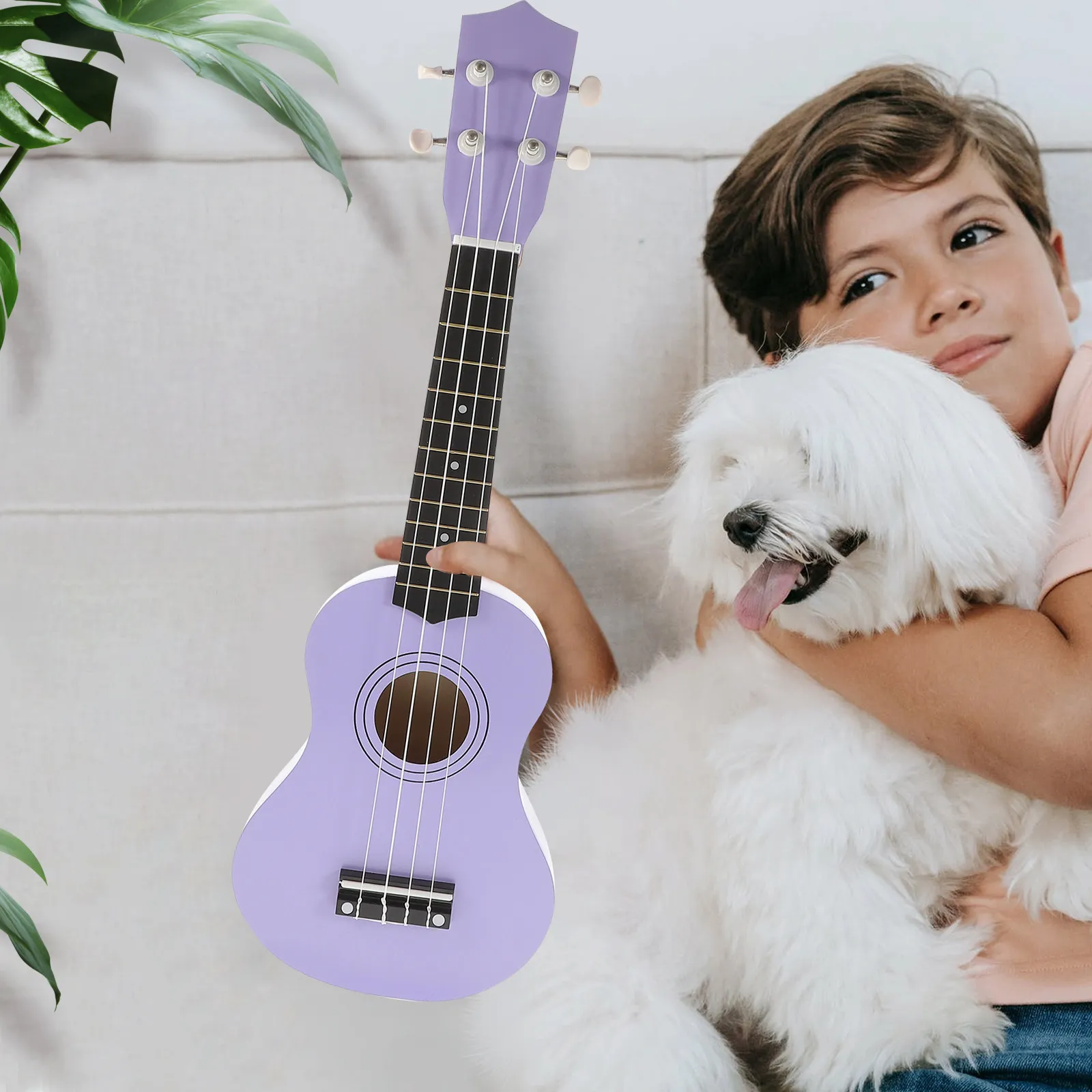 

21-дюймовая гитара-укулеле в винтажном стиле, детский музыкальный инструмент, развивающий инструмент для творческой игры, развивает музыкальное восприятие, для детей от 7 лет