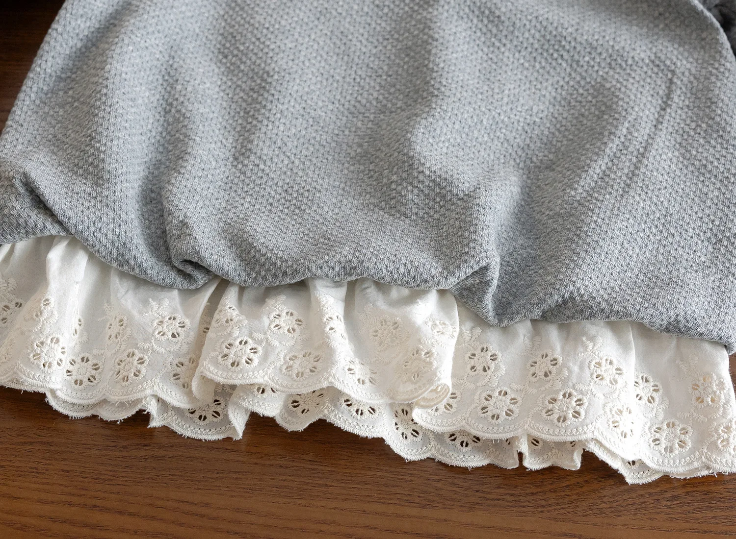 Mädchen-Sweatshirt-Set mit Spitzenbesatz, Frühling/Herbst, dehnbare Freizeit-Hose, Kinder, weich, bequem, zweiteiliges Set, Freizeitkleidung für Babys – Detail 8