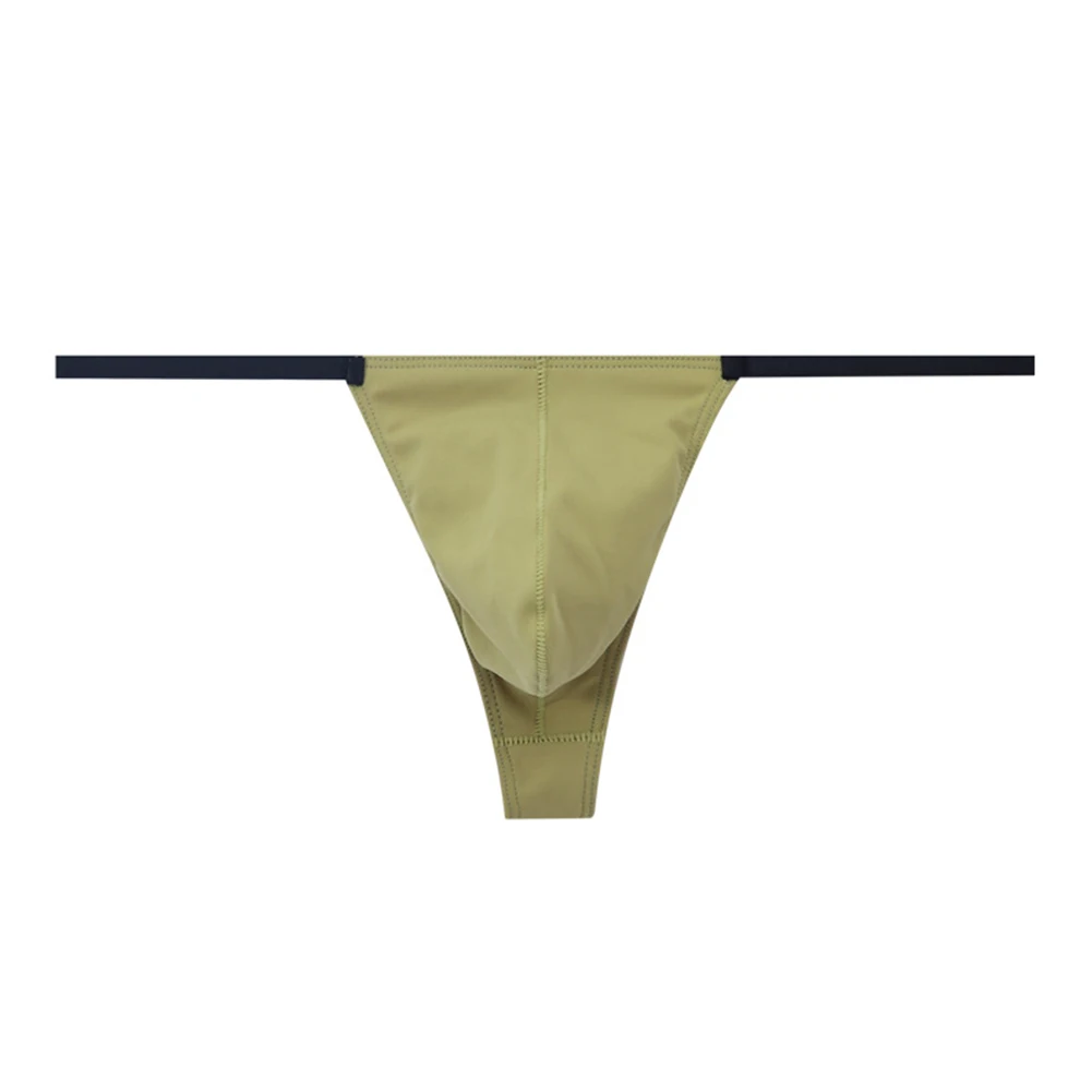 New Mens Sexy T Back Pouch Panties G-string Briefs Bugle Pouch Thong Low Rise Underwear Male Calzoncillos Hombre Slip Swimwear
