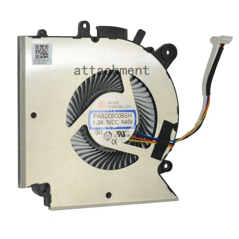 Imagem -03 - Cpu Gpu Ventilador de Refrigeração Pabd08008sh Paad06015sl N459 N460 Ms1581 Dc5v 0.55a 1.0a Novo