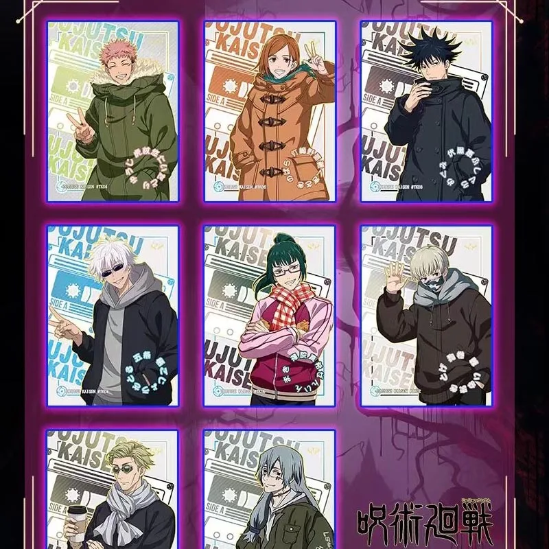 Wholesale Discount Jujutsu Kaisen Collection Card Kadou Quicksand Laser Ticket Cp Metal Trading Anime Games Playing Games Card