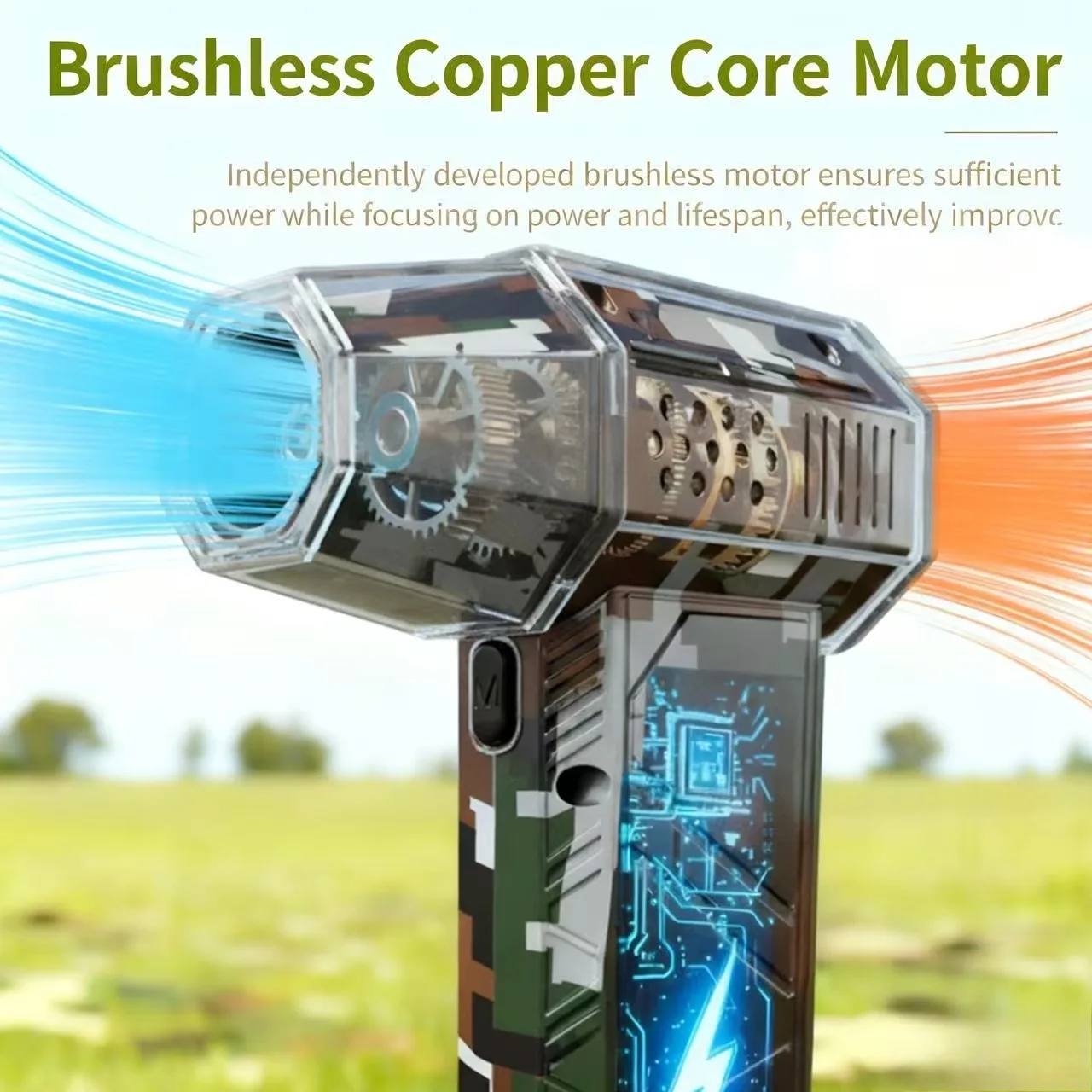 جديد X16 990000 دورة في الدقيقة توربو منفاخ نفاث عالية الطاقة منفاخ الهواء فرش السيارات مروحة تربو سرعة الرياح 75 متر/الثانية 10000 مللي أمبير منفاخ الهواء العنيف #3