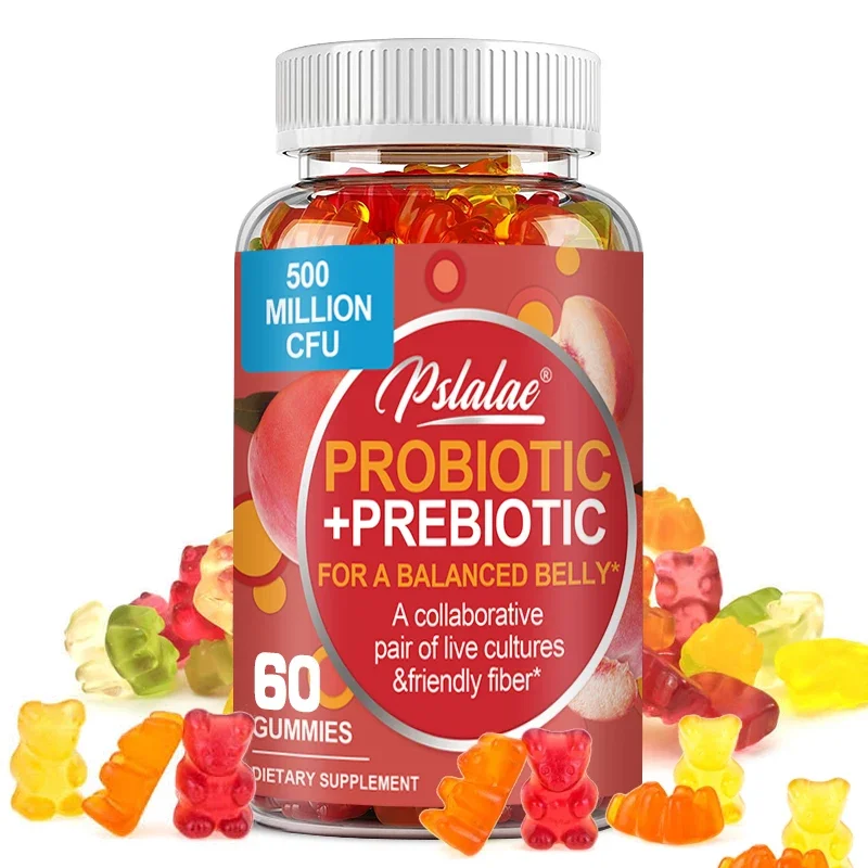 Probiotic + Prebiotic Gummies - Support A Healthy Digestive Tract and Intestinal Balance