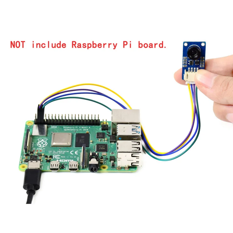 16X12 Pixels Ir Array Ver Infrarood Warmtebeeldcamera Temperatuursensor 55 Graden Fov Voor Stm32 Raspberry Pi 3 Model B 4