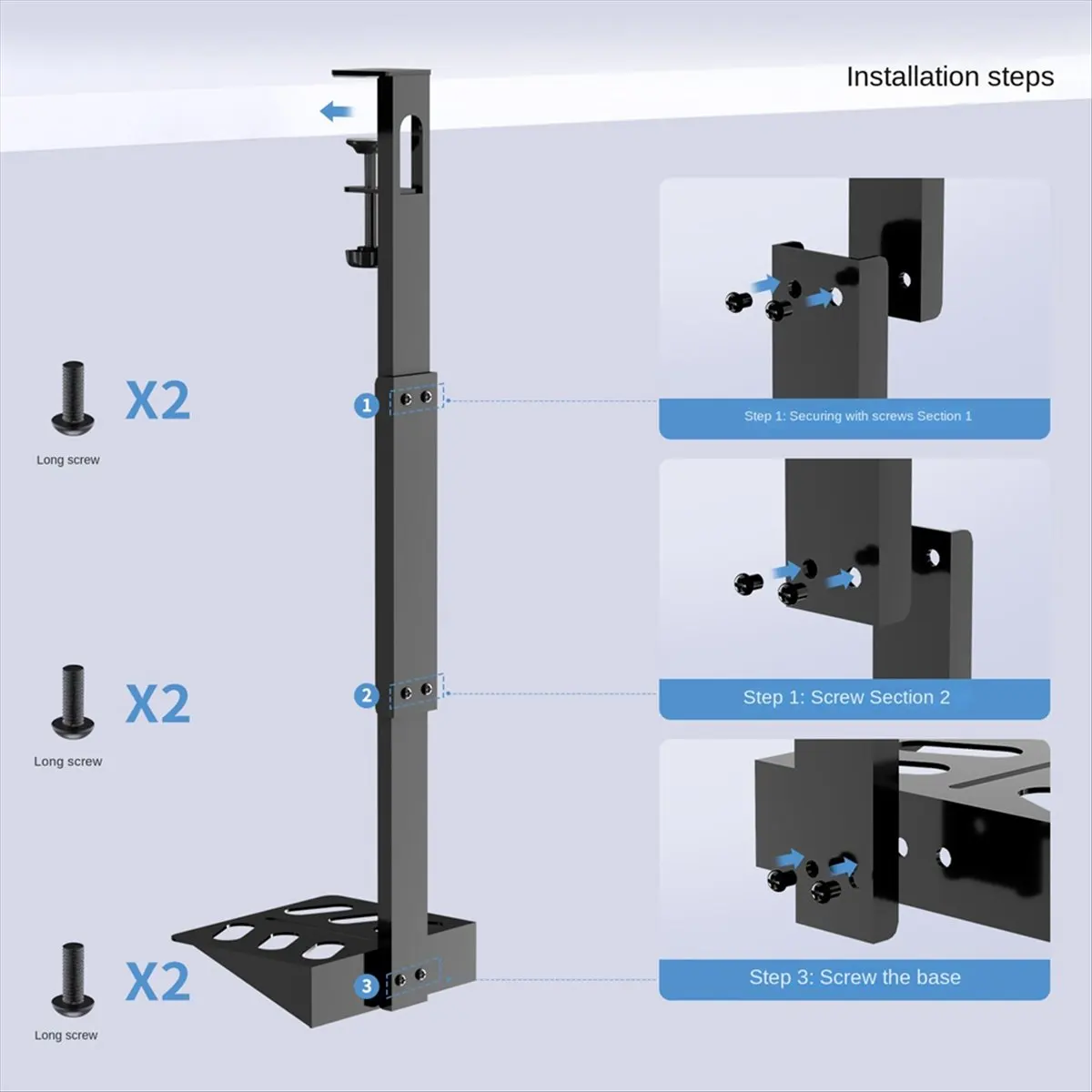 

Стабильный-для игровой консоли серии PS5, вертикальный аппаратный кронштейн для консоли PS5, универсальный вертикальный кронштейн, основание рассеивания тепла
