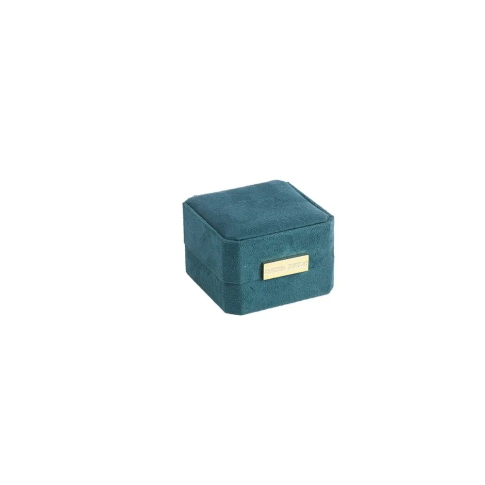 Emerald Velvet Jewelry Boxes Luxury Octagonal Jewelry Storage Case Organizer Bracelet Necklace Jewelry Display Holder Necklace