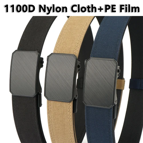 Imagen 2 del producto TUSHI nuevo cinturón táctico duro para hombres 1100D Nylon resistente hebilla de Metal cinturón de pistola cinturón militar faja al aire libre accesorios IPSC masculino