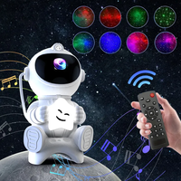 Astronaut Galaxy Projector ,with Remote Control,Bluetooth Speaker,Star Rocket Night Light for Kids, Ceiling, Gifts, Room Decor
