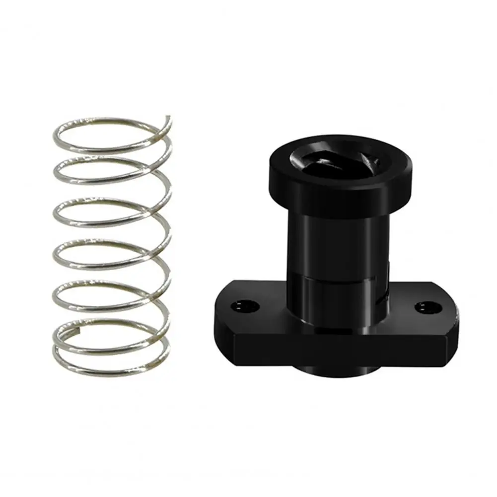 3d Printer Anti Nut 3d Printer T8 Pom Nut Replacement 2mm Pitch Acme Threaded Rod Spring Lead Screw Accessory for Gap