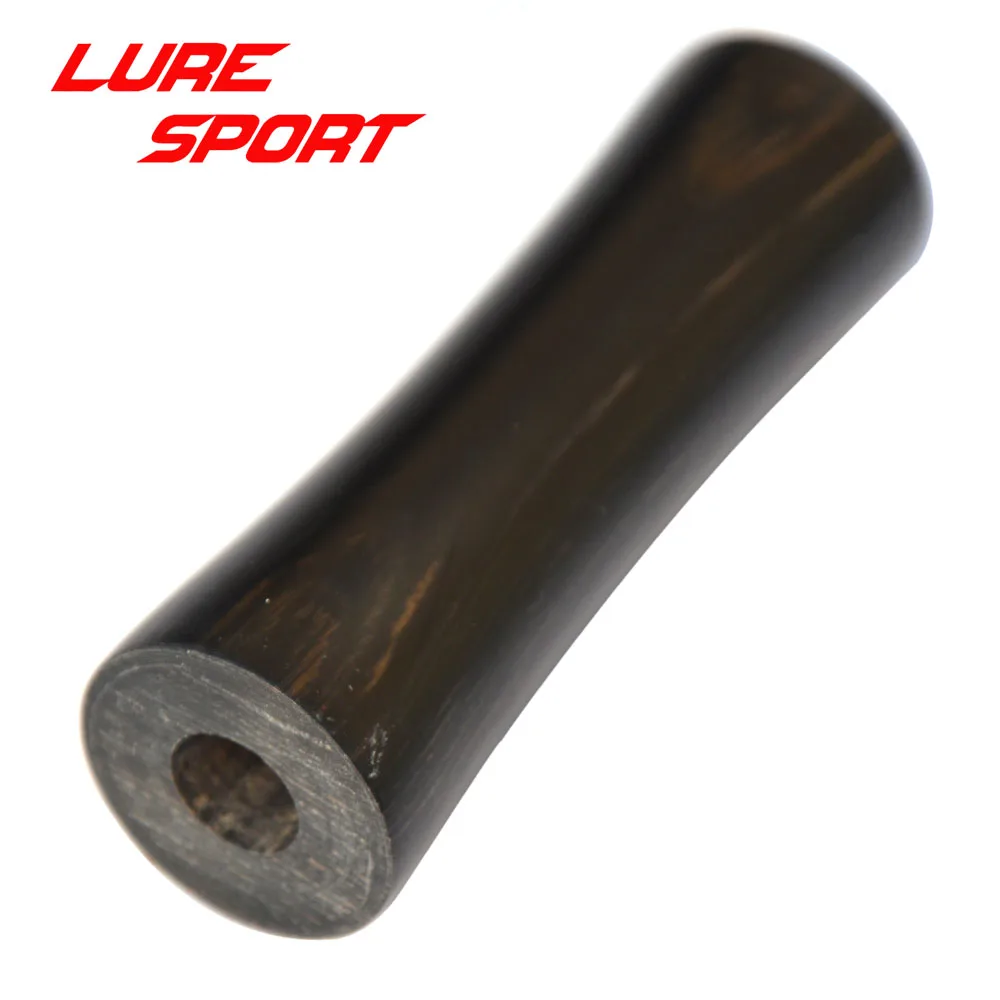 

LureSport 2 шт., деревянная ручка из черного дерева, 8 см, удочка, строительный компонент, ремонт, удочка, аксессуар «сделай сам»