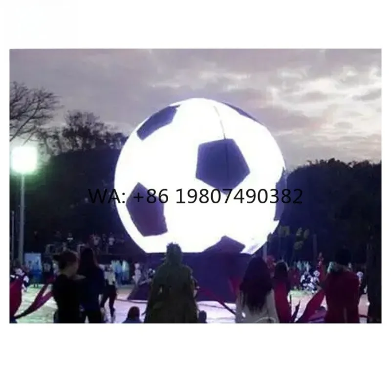 Multi-size Curved Sphere LED Pixel Ball Screen Indoor Outdoor Flexible Display With Custom OEM Supported