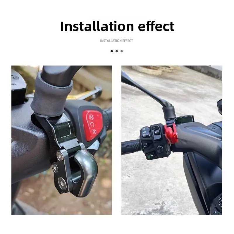 Suitable for Yamaha Honda BMW Kawasaki General Motorcycle Accessories Helmet Hook Rearview Mirror Installation Luggage Hook