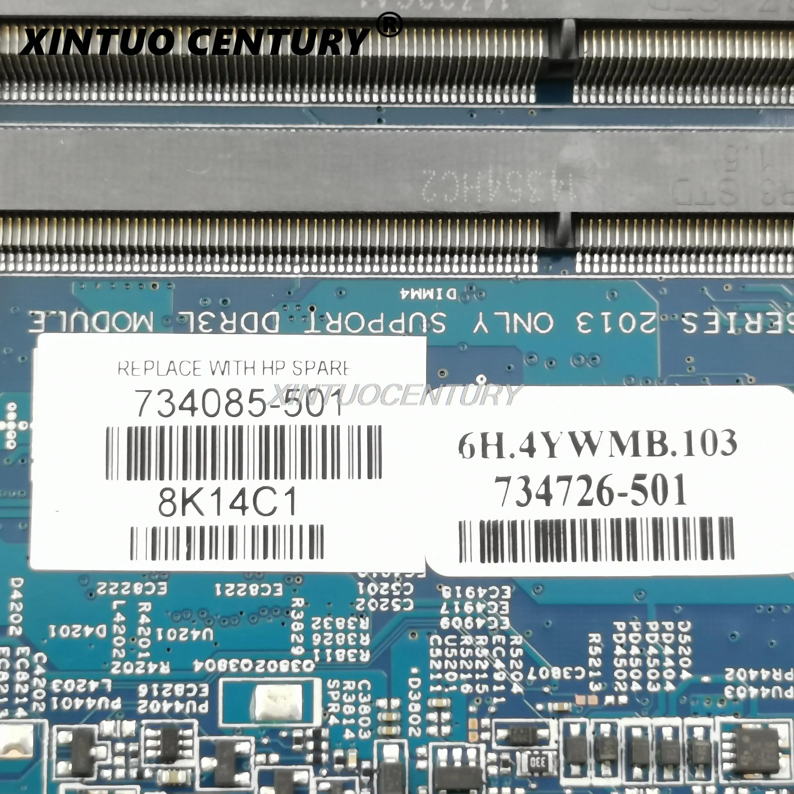 Placa base para portátil HP Probook 734085 G1 734085 G1 501 48.4yw05.011 DDR3 SR17D 734085 probada, 601-001 440-450 12241-100%