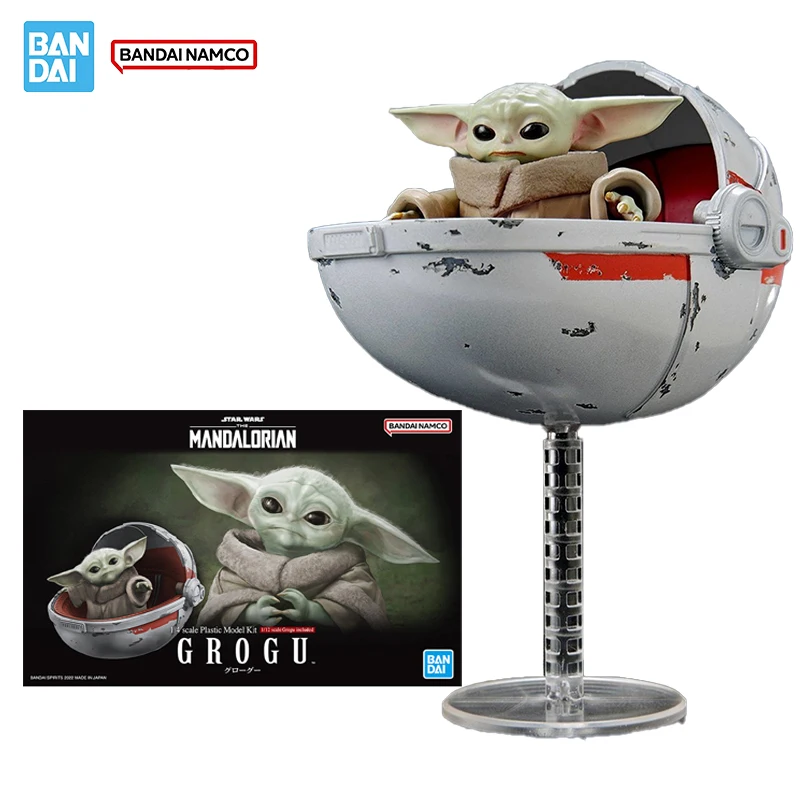 

Оригинальная фигурка Bandai, мандалорская модель «Звездные войны», комплект аниме-фигурок, коллекция Grogu, экшн-фигурка, модель, игрушки, подарки