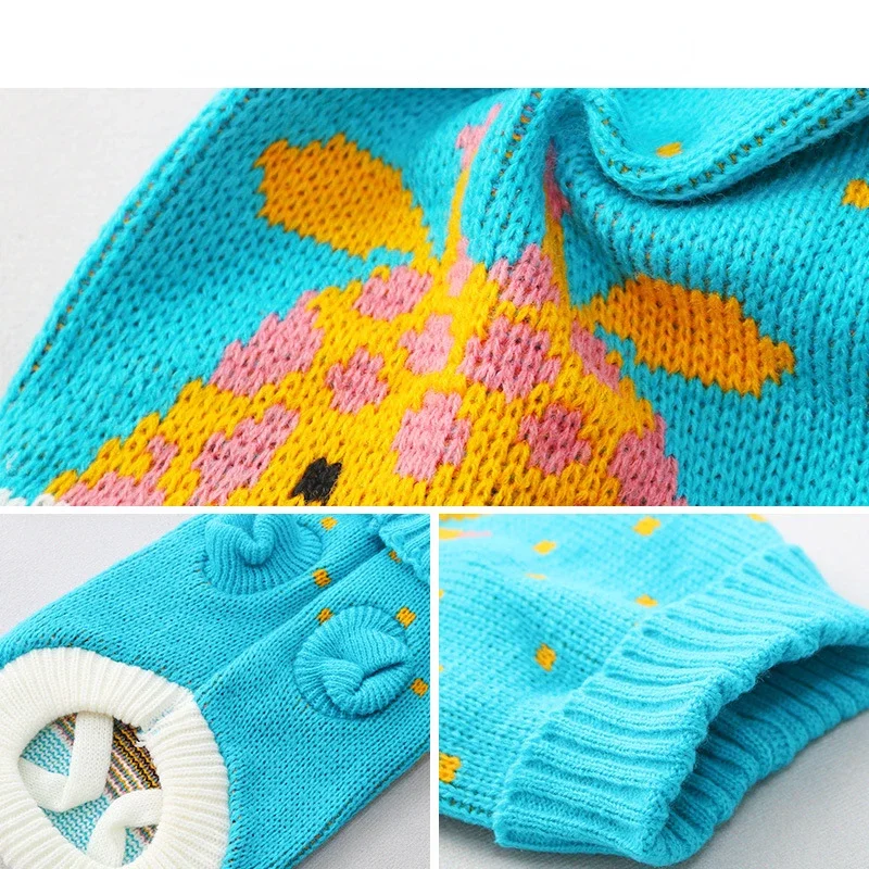 Christmas Cat Dog Sweater Pullover Winter Dog Clothes for Small Dogs Chihuahua Yorkies Puppy Jacket Pet Clothing Ubranka Dla Psa