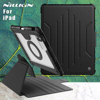 Nillkin for Apple iPad Pro 11 12.9 2022 2021 2020 Air 4 5 10 10.2 10.9 Case Bumper Leather Magnetic Stand Lens Back Cover