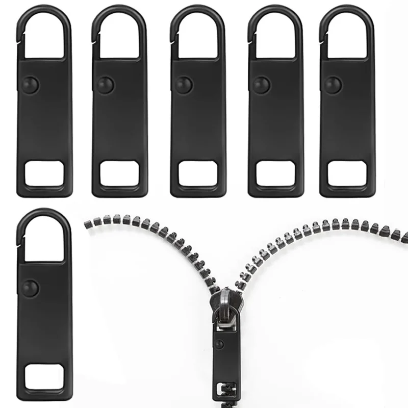 Zipper Handle Mend Fixer Tab Metal Zipper Pull Replacement for Luggage Clothing Jackets Boots