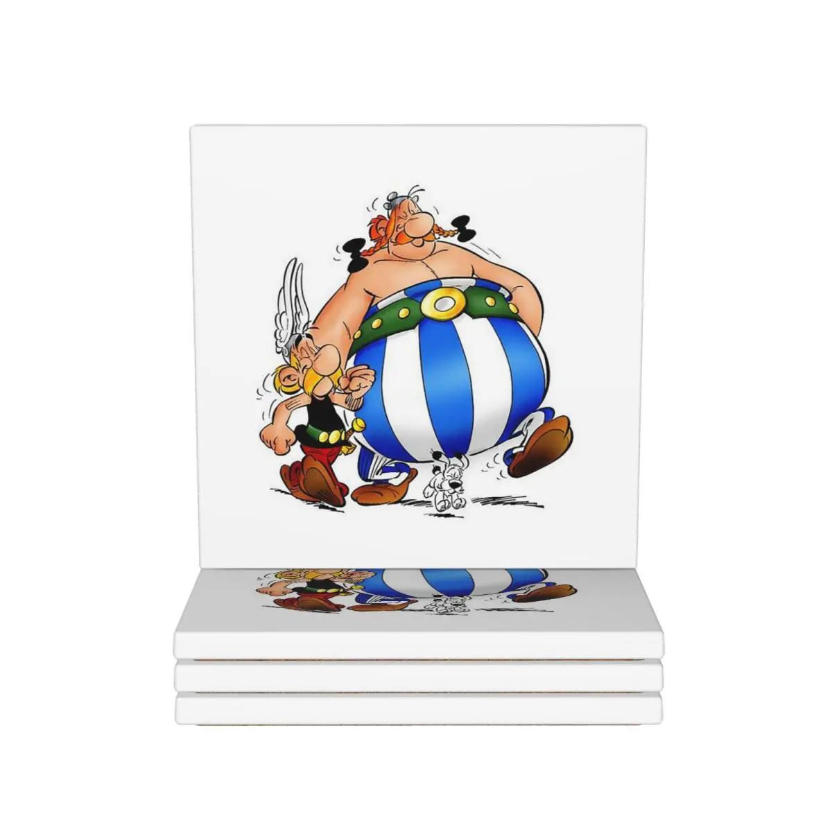 

Asterix Obelix Coasters Ceramics Heat Resistant Mat Table Decoration And Accessories Utensils Kitchen Table Placemats Coffee Mat