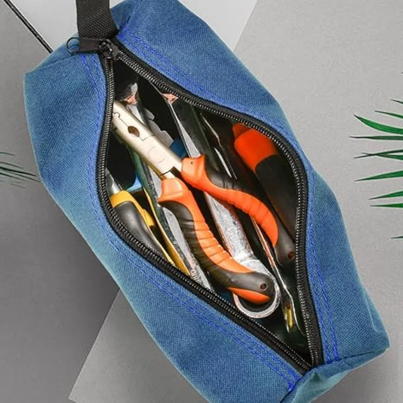 

Маленькая сумка для инструментов из оксфордской ткани, портативная, с защитой от падений, многофункциональная, легкая, мини-органайзер для хранения, набор для ремонта