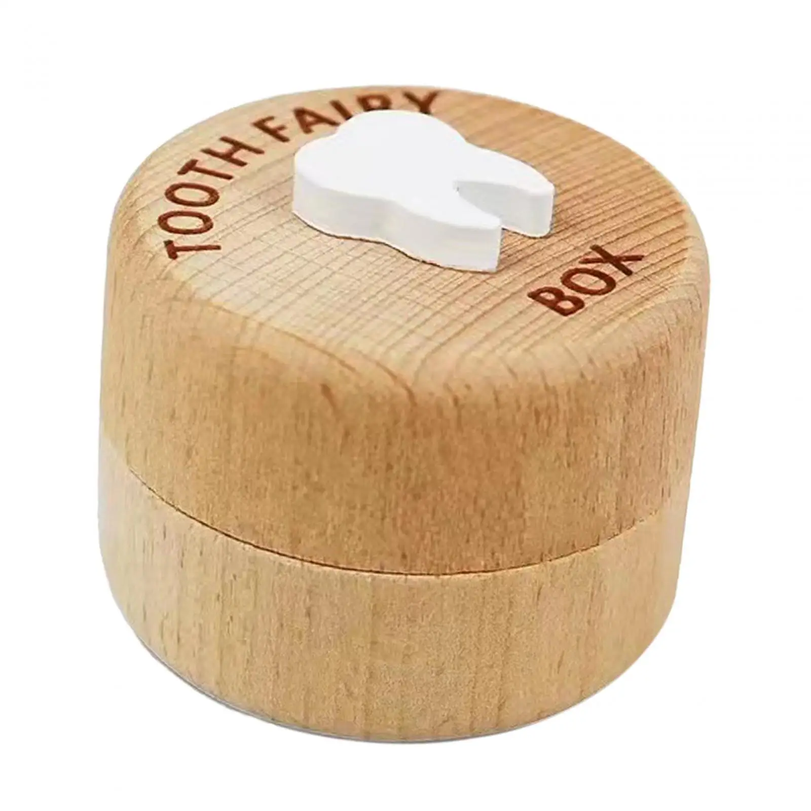 6xTooth Fairy Box Wooden Baby Box for Birthday Gift Baby Shower Children Style B