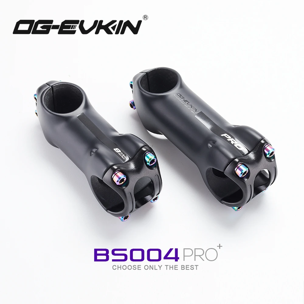 OG-EVKIN BS-004 Pro+ T1000 Wspornik karbonowy 10 stopni 31,8 mm Tytanowy wspornik roweru szosowego Dodatnie i ujemne części rowerowe MTB