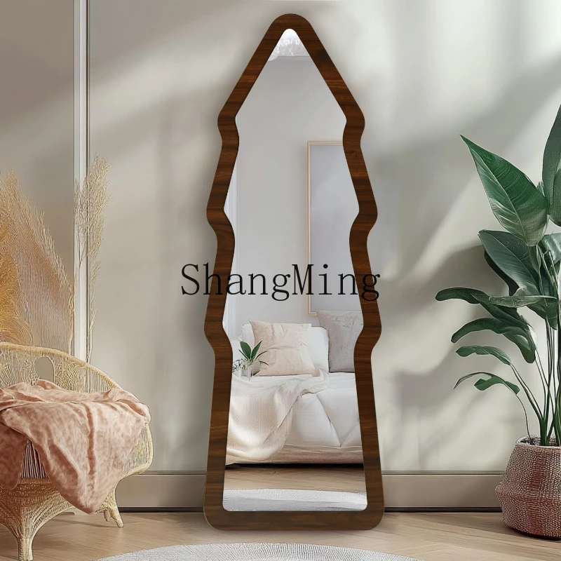 FG full-length mirror pine tree special-shaped wall hanging whole body anti-drop and explosion-proof   decorative mirror