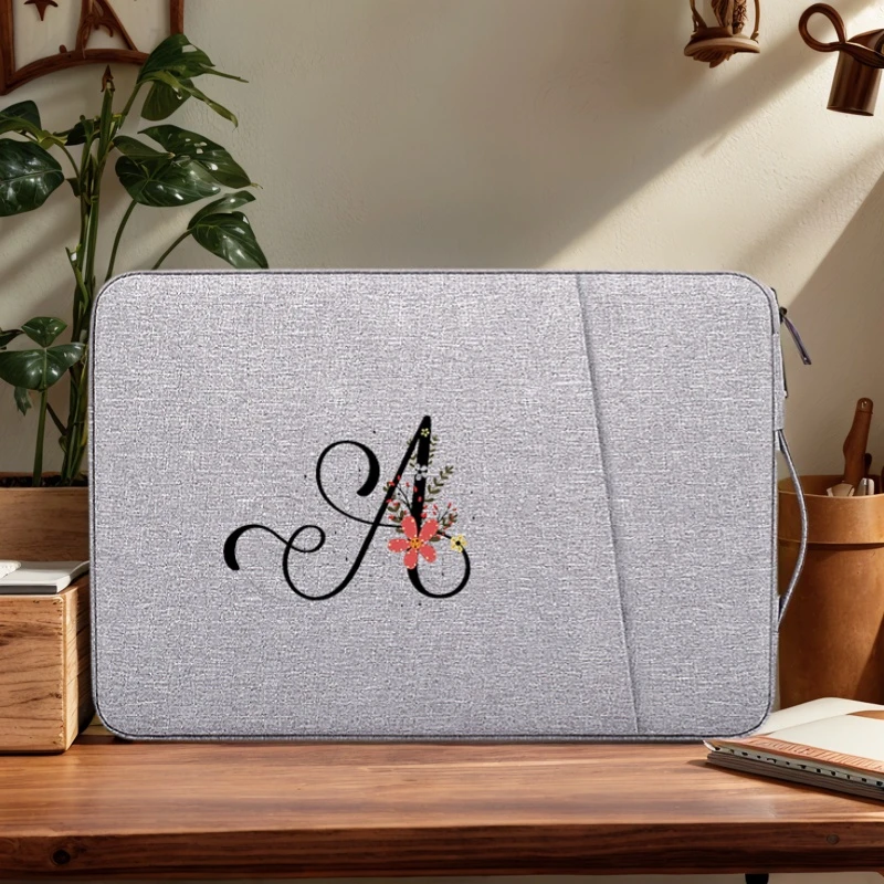 

Customizable Letters Laptop Handle Bag For Macbook Air /pro For Men's Woman Computer Briefcase For Business Travel Laptop